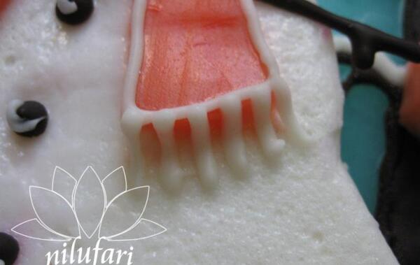 عکس ژله سه بعدی آدم برفی
