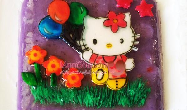 عکس ژله سه بعدی آدم برفی