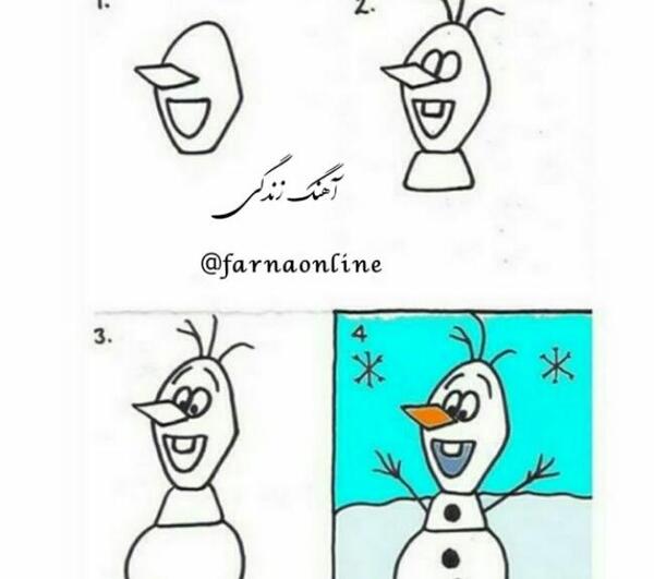 عکس ژله سه بعدی آدم برفی