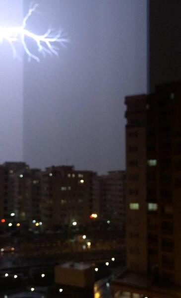 عکس آسمان شب تهران