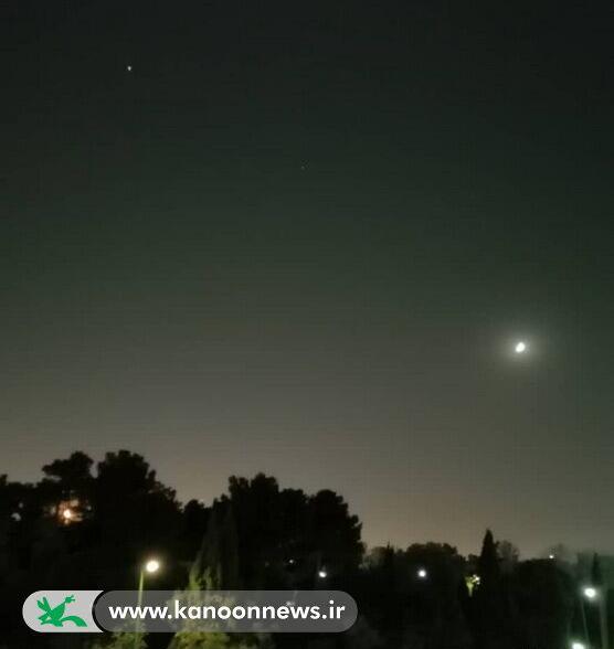 عکس آسمان شب تهران