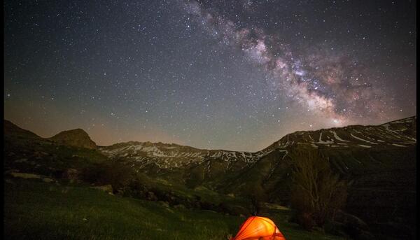 عکس آسمان شب تهران