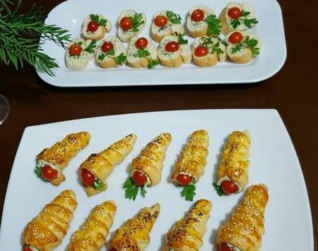 عکس پرچم ایران با خیار و گوجه و پنیر