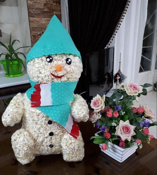 عکس پفیلای آدم برفی
