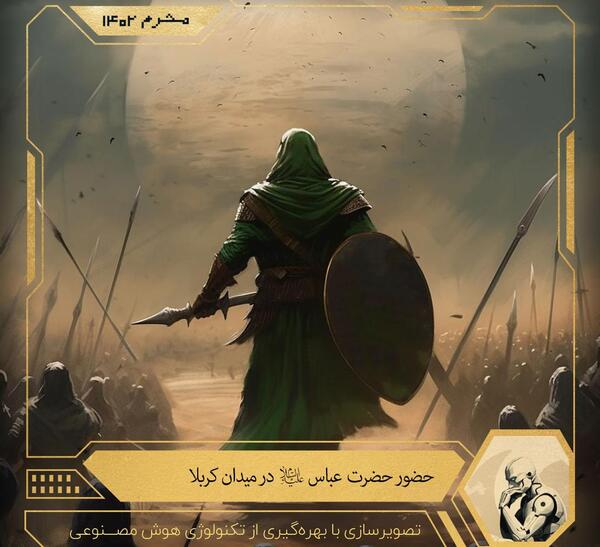 عکس امام زمان با هوش مصنوعی
