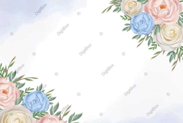 عکس حاشیه گل برای متن