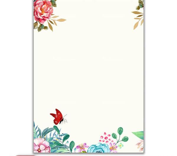 عکس حاشیه گل برای متن