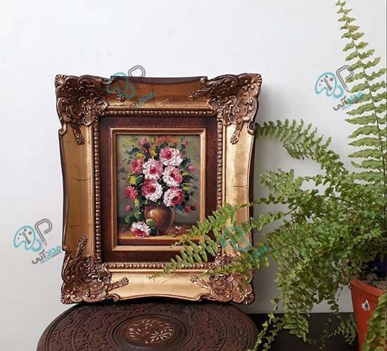 عکس گل در گلدان برای نقاشی