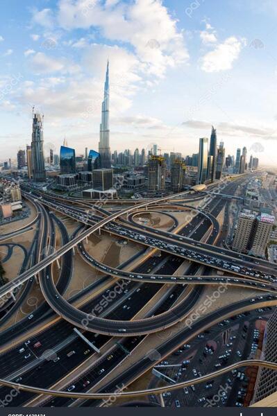 عکس آسمان خراش های دبی