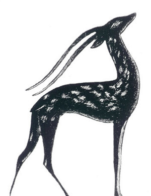 عکس آهو طراحی