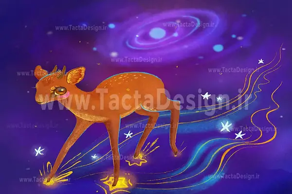 عکس آهو طراحی