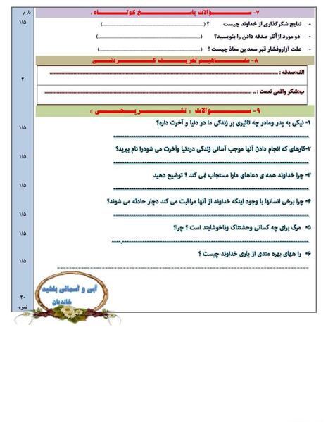 عکس آسمان اول تا هفتم