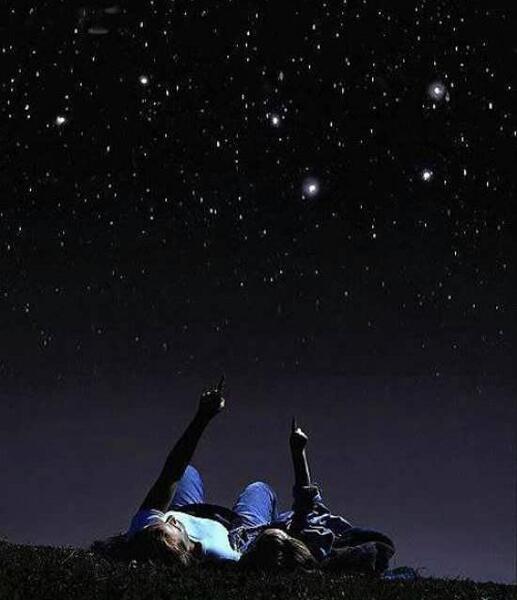 عکس آسمان پرستاره شب