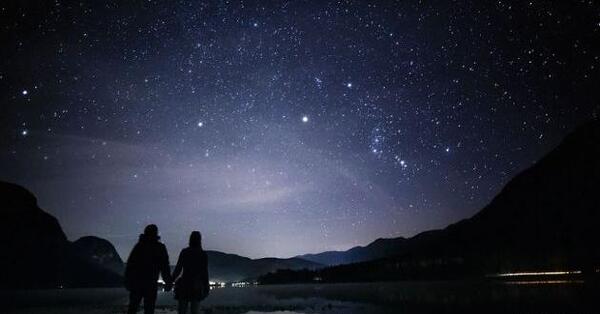 عکس آسمان پرستاره شب