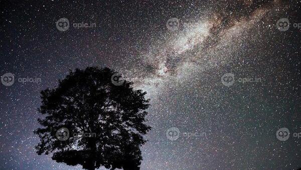 عکس آسمان پرستاره شب
