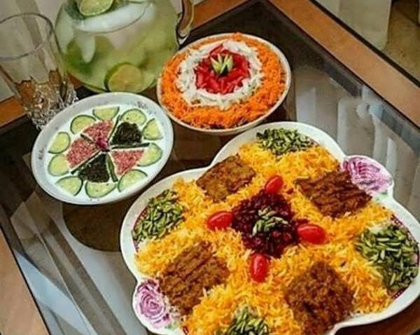 عکس سفره غذا ایرانی