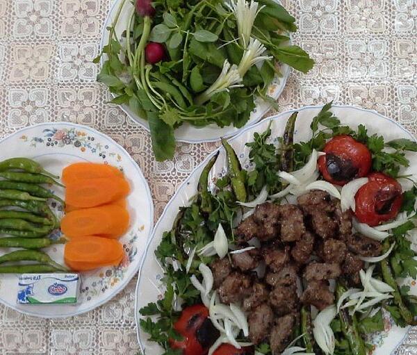 عکس سفره غذا ایرانی