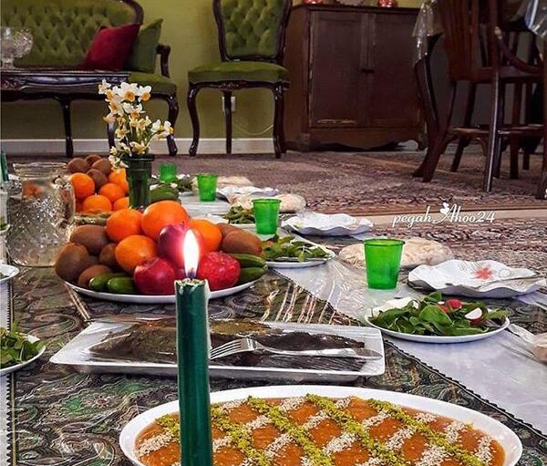 عکس سفره غذا ایرانی