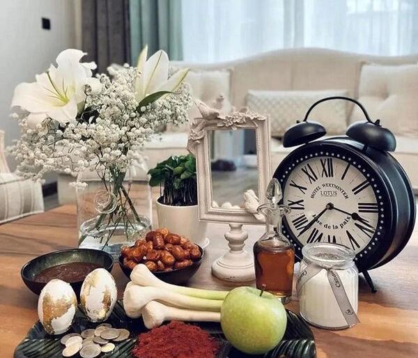 عکس تزیین سکه سفره هفت سین