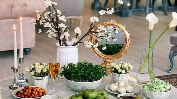 عکس تزیین سکه سفره هفت سین