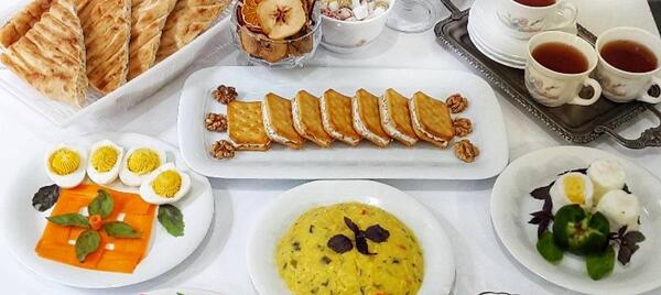 عکس صبحانه مفصل ایرانی