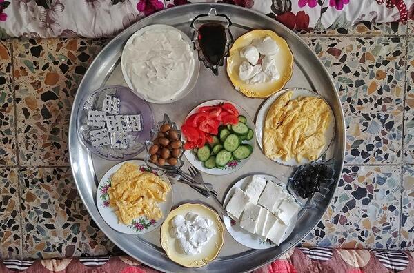 عکس صبحانه مفصل ایرانی