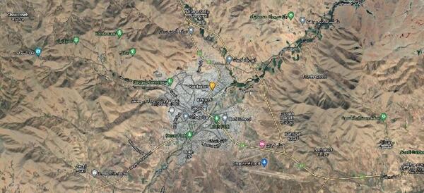 عکس ماهواره ای از آسمان ایران