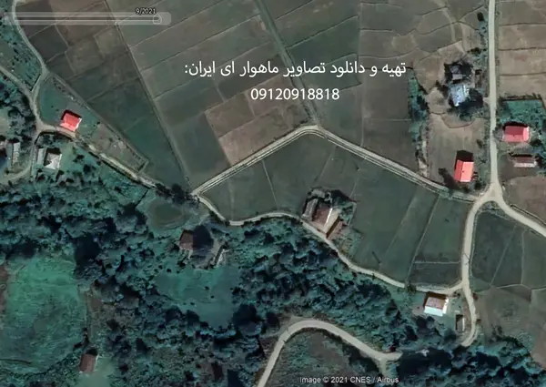 عکس ماهواره ای از آسمان ایران