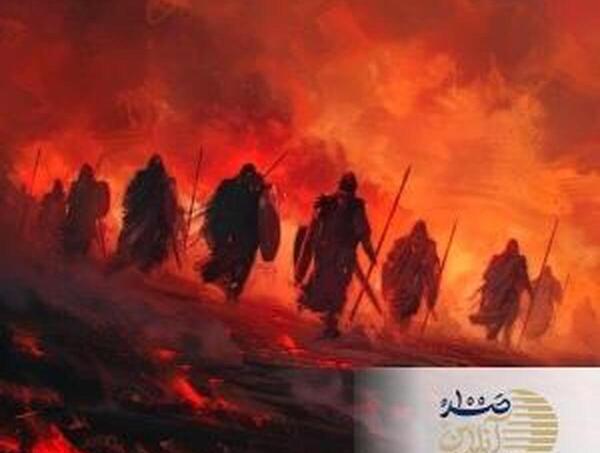 عکس امام حسین تنها در کربلا