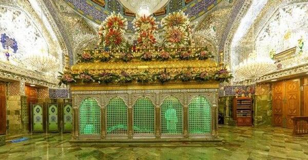 عکس از گنبد امام علی
