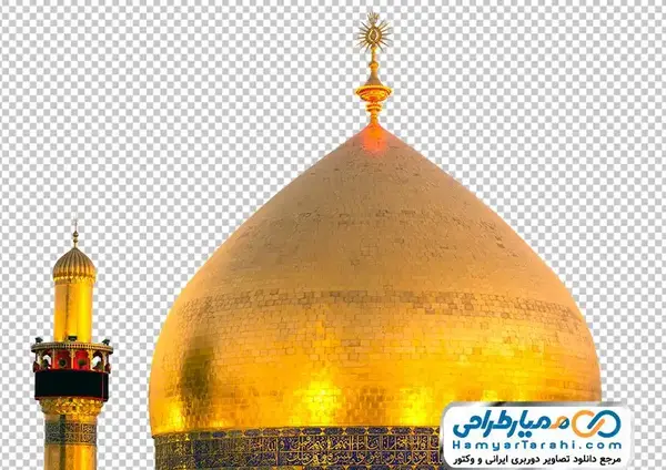عکس از گنبد امام علی