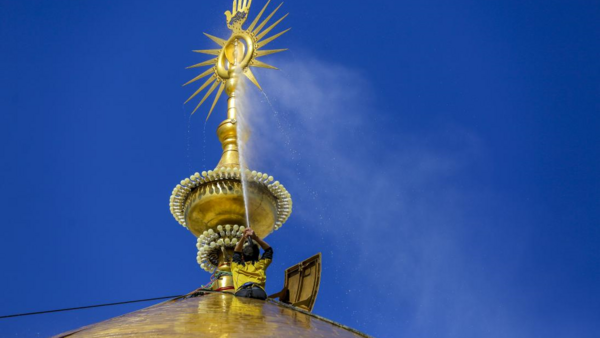 عکس از گنبد امام علی