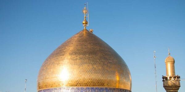 عکس از گنبد امام علی