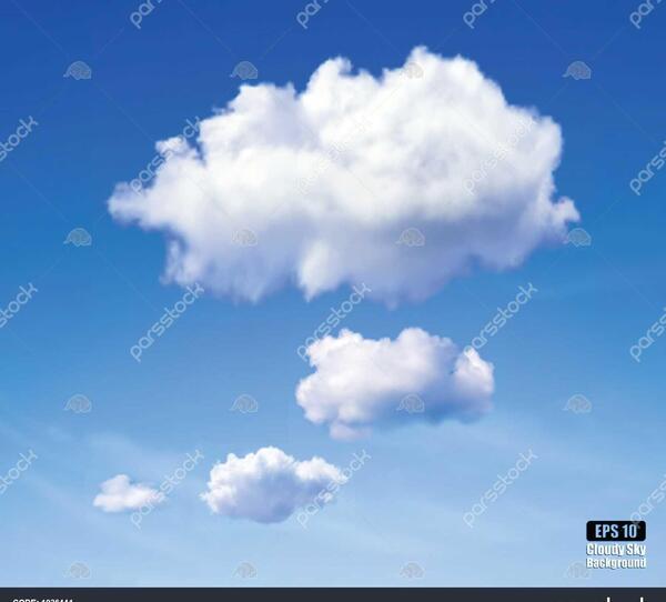 عکس آسمان ابری واقعی