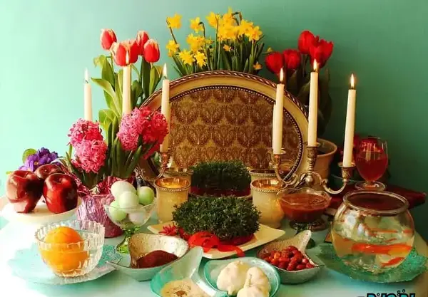 عکس چیدمان سفره هفت سین ساده