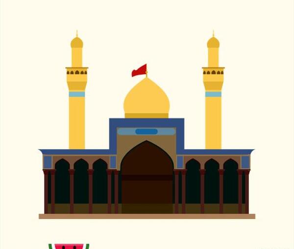 عکس گرافیکی از امام حسین