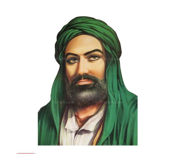 عکس گرافیکی از امام حسین