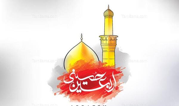 عکس گرافیکی از امام حسین