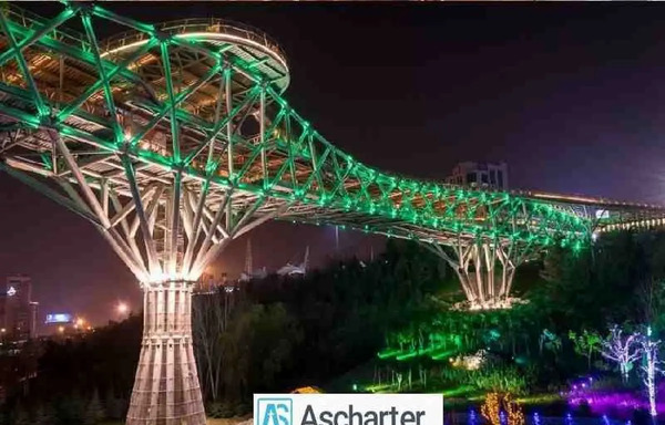 عکس از پل طبیعت اهواز
