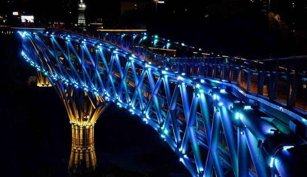 عکس از پل طبیعت اهواز