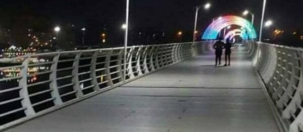 عکس از پل طبیعت اهواز