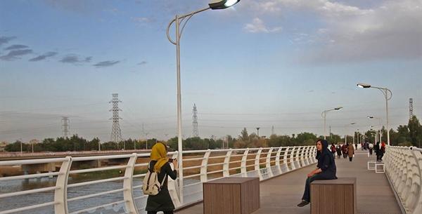 عکس از پل طبیعت اهواز