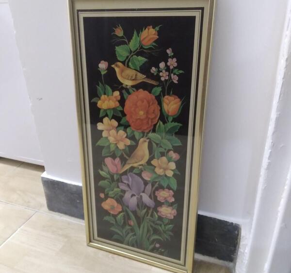 عکس گل و بلبل نقاشی
