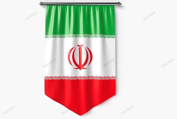 عکس کلمه الله وسط پرچم ایران
