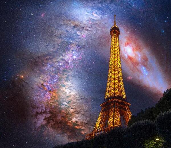 عکس آسمان شب برای فتوشاپ