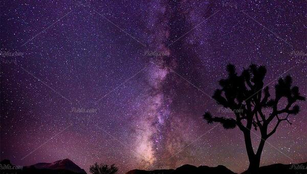 عکس آسمان شب برای فتوشاپ