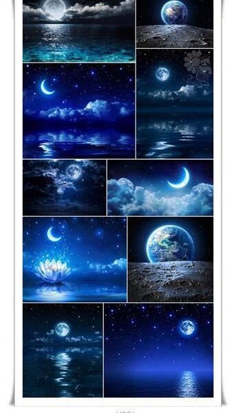 عکس آسمان شب برای فتوشاپ