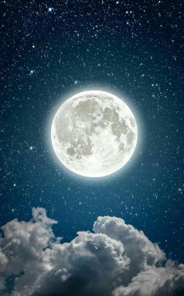 عکس کارتونی آسمان شب
