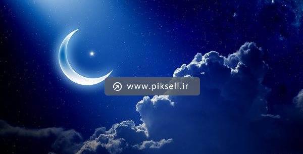 عکس کارتونی آسمان شب