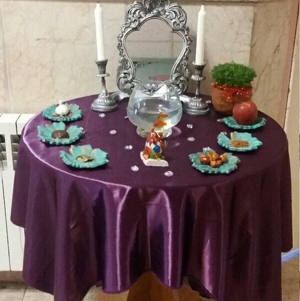 عکس سفره هفت سین ساده برای مدرسه